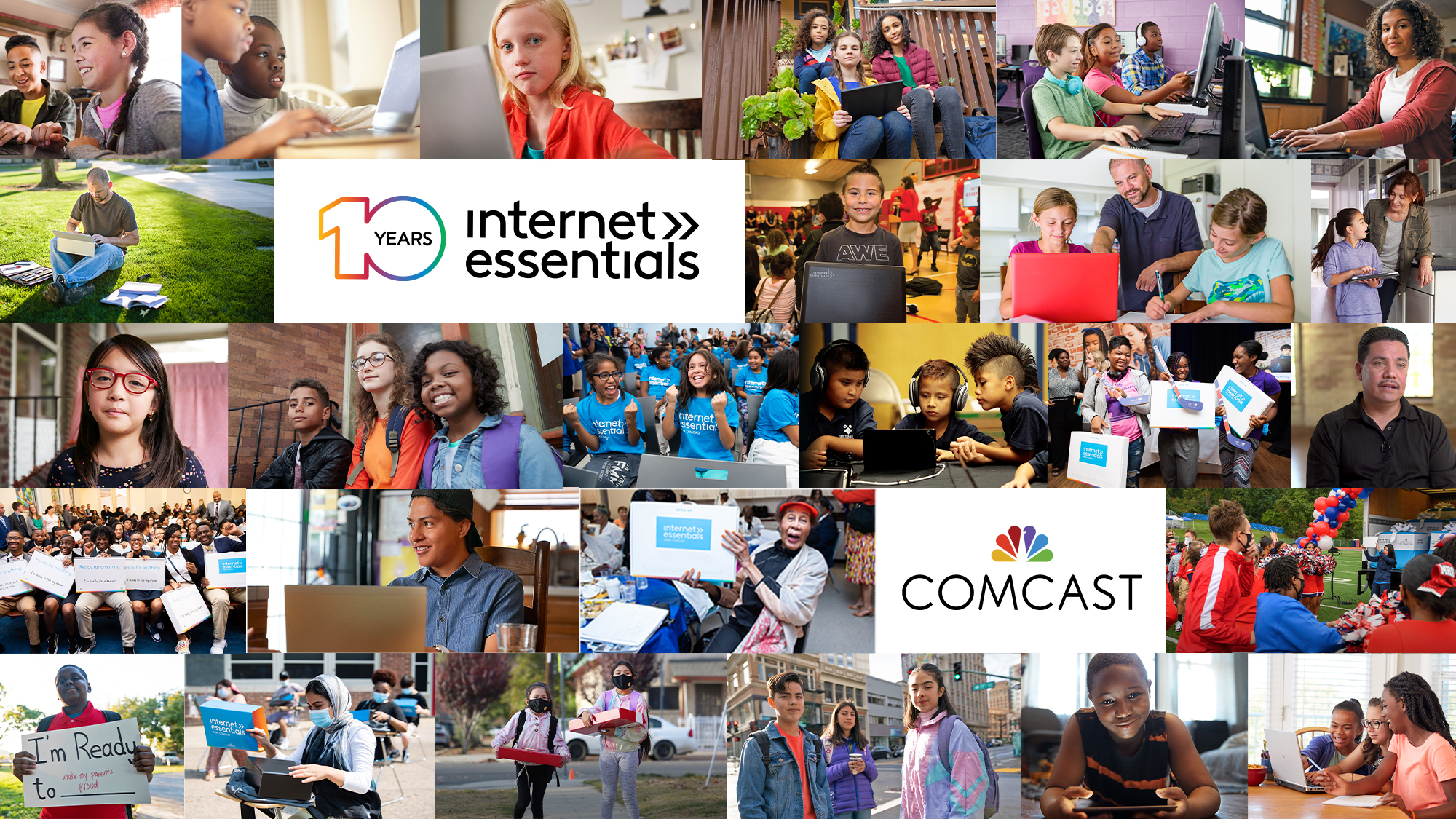Comcast celebrates Internet Essential's 10 year anniversary.