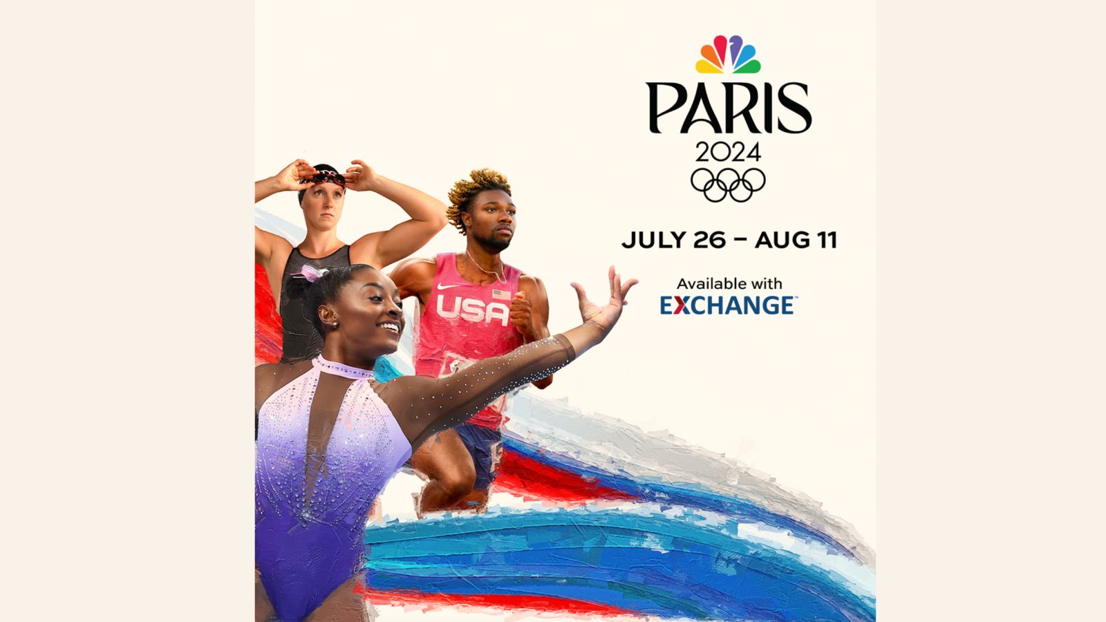 Comcast NBCUniversal Teams Up with Exchange to Provide Service Members with Free Streaming of the Olympic Games Paris 2024