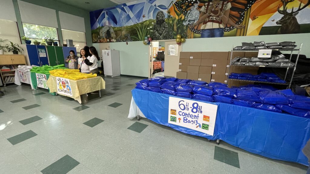 Comcast California team at Sacred Heart Community Service’s Pack-A-Back in San Jose