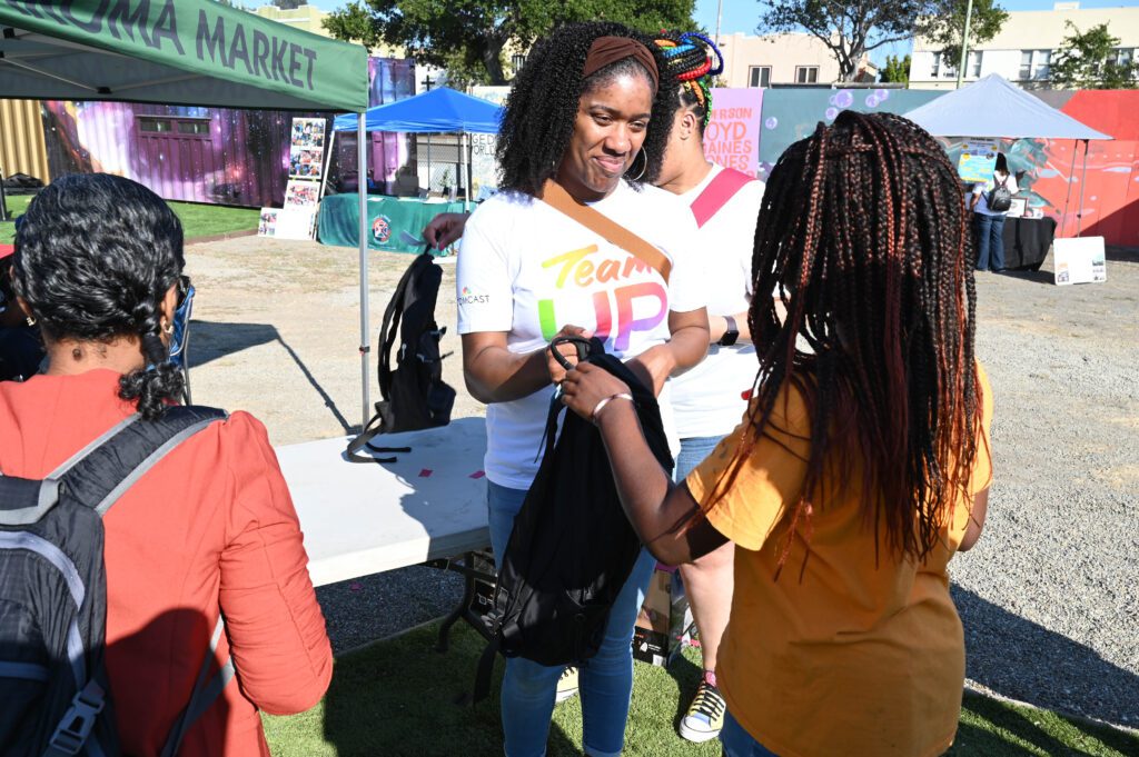 Comcast California at Oakland African American Chamber of Commerce's Black Business Month Community Resource Fair 2024