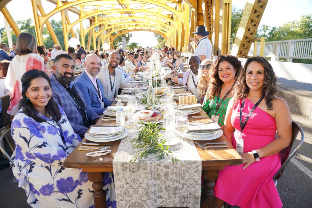 Comcast California team at the Tower Bridge Dinner on Sunday, Sept. 8, 2024 in Sacramento, Calif.