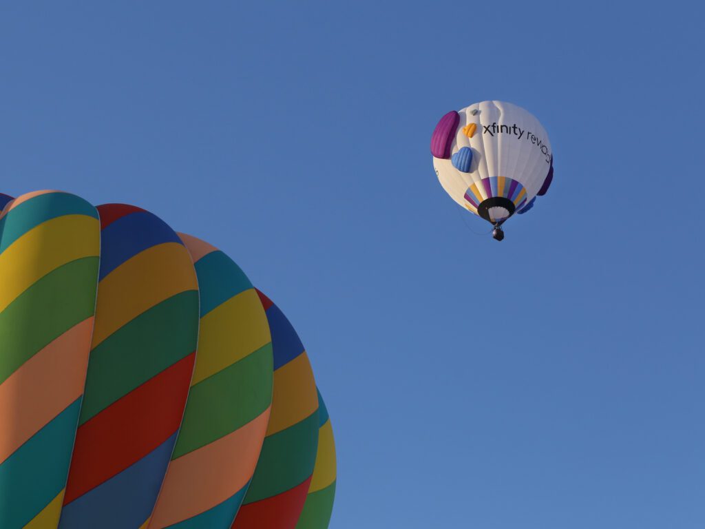 Comcast Unveils Xfinity Rewards Hot Air Balloon at the 49th Annual ClovisFest & Hot Air Balloon Fun Fly. Clovis, CA