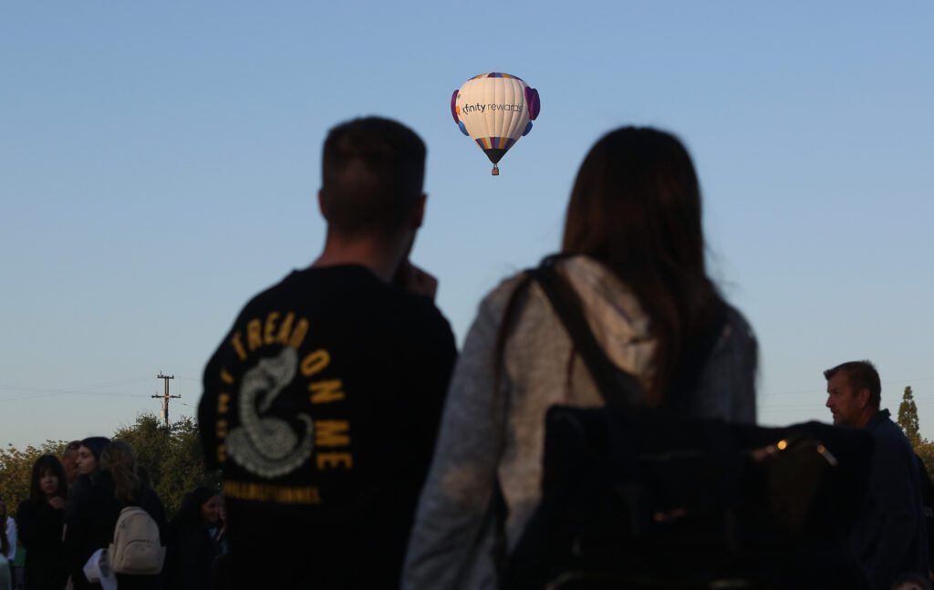 Comcast Unveils Xfinity Rewards Hot Air Balloon at the 49th Annual ClovisFest & Hot Air Balloon Fun Fly. Clovis, CA