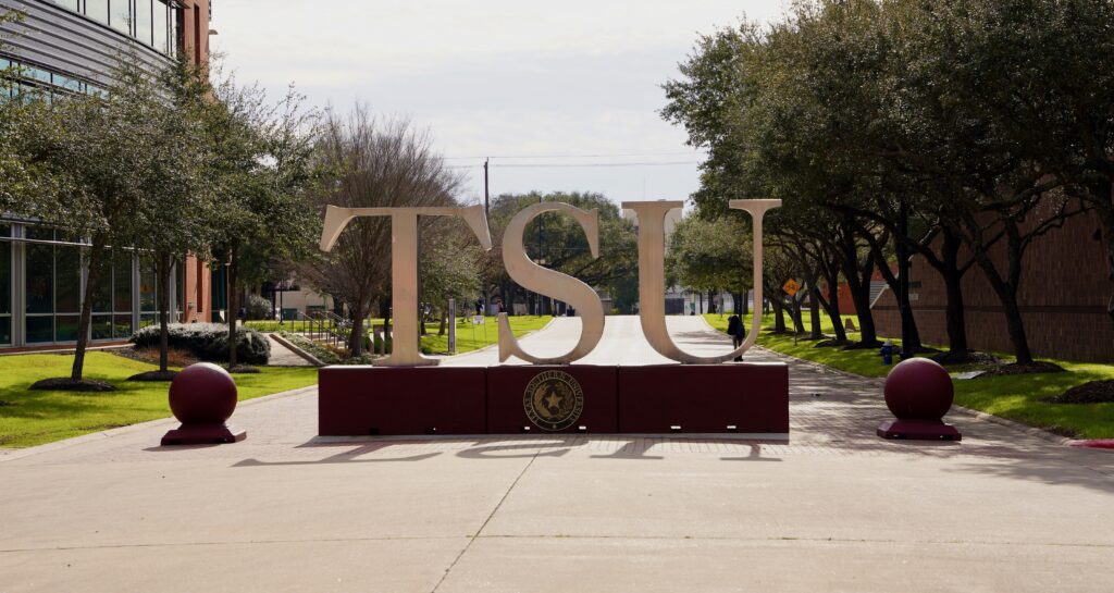 Texas Southern University TSU Sign