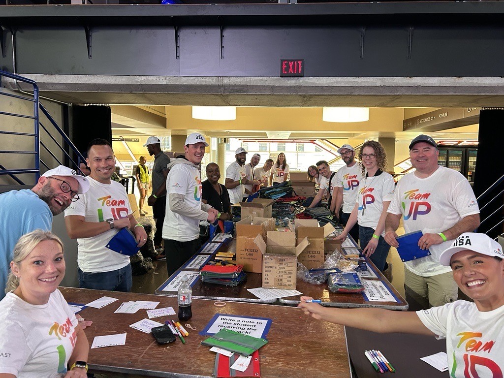 Comcast Volunteers at United Way's Action Day