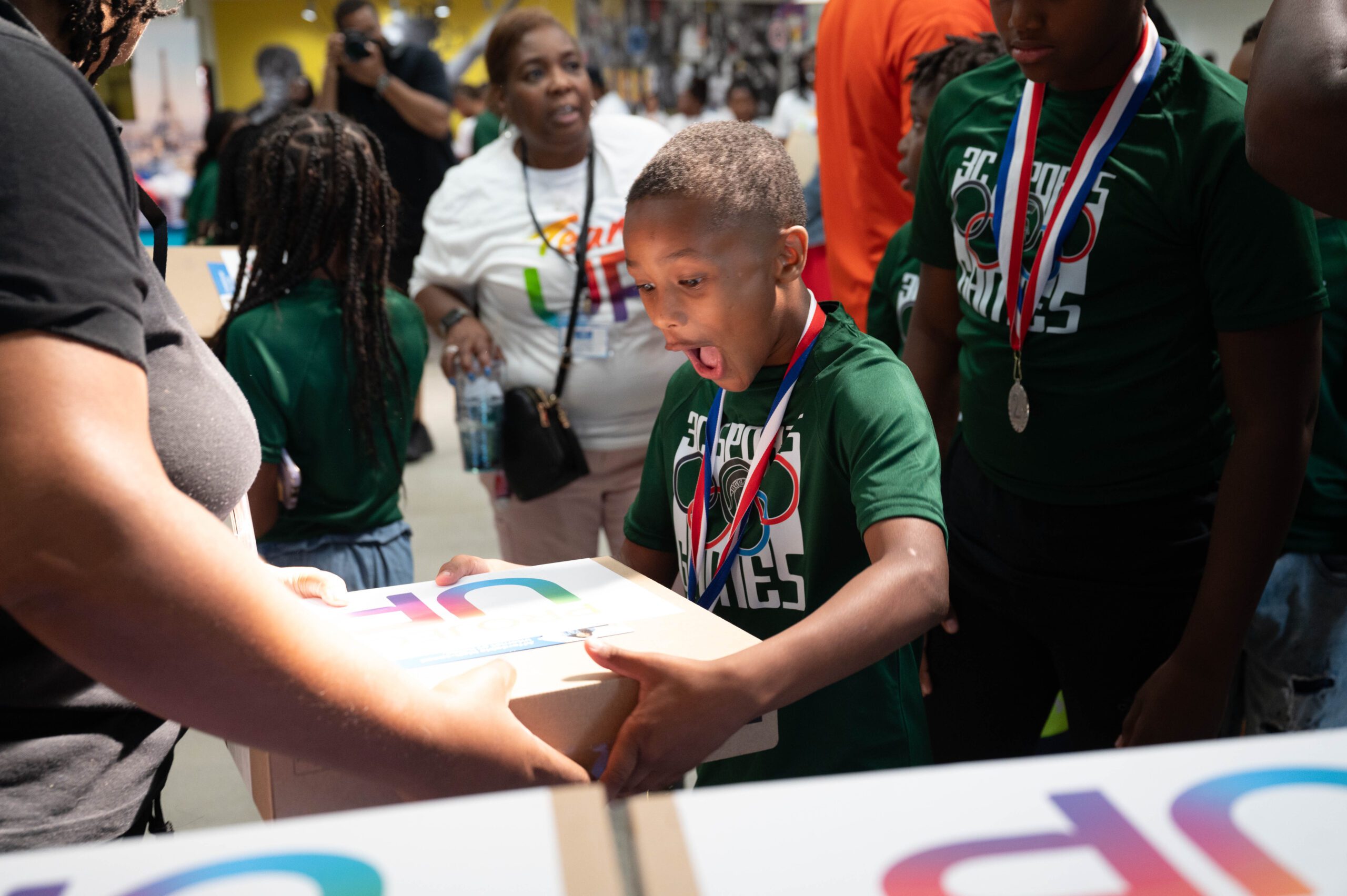 200+ Boys & Girls Club Youth, Detroit City Council, Comcast Participate in Field Day, Olympic Games Paris 2024 Opening Ceremony Watch Party   