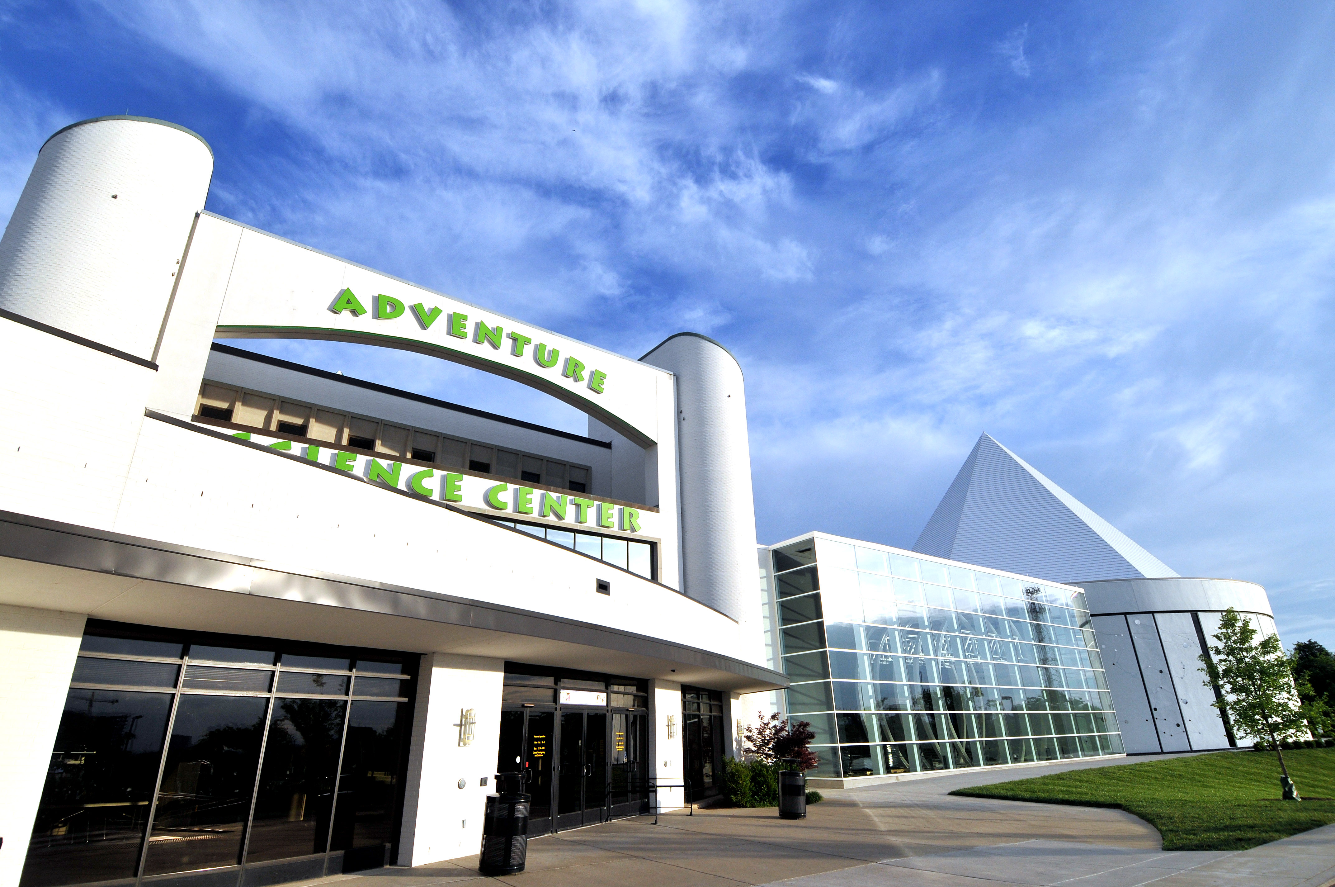 Exterior of Adventure Science Center.