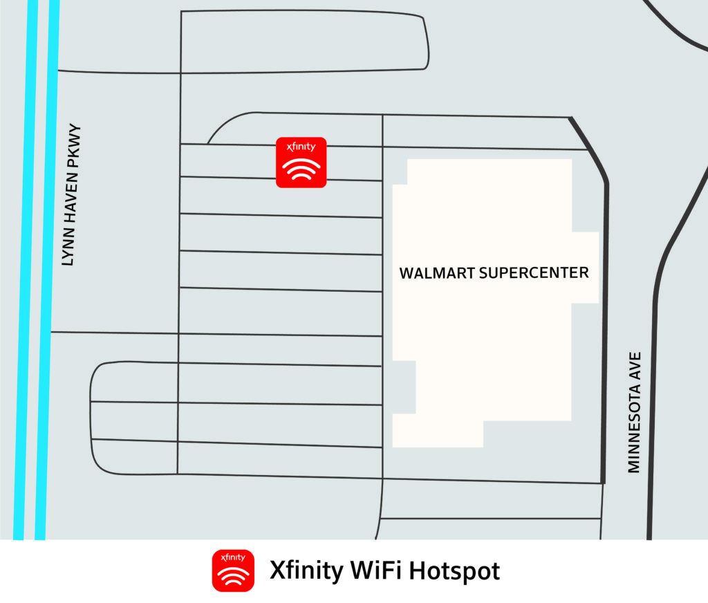 Xfinity “WiFi on Wheels” Van Providing Free in Panama City