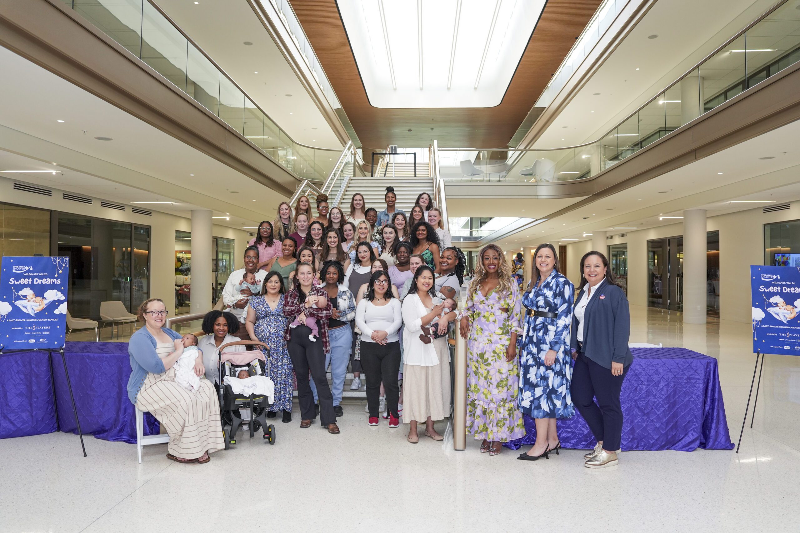 The moms celebrated at Operation Shower