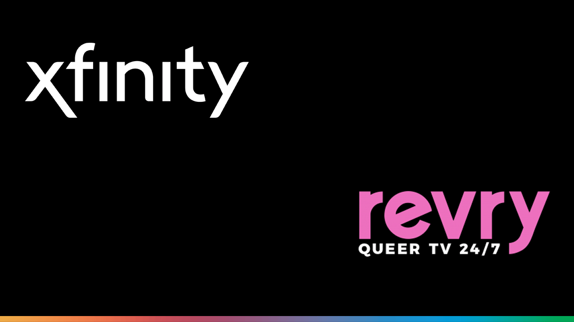The Xfinity and Revry logos