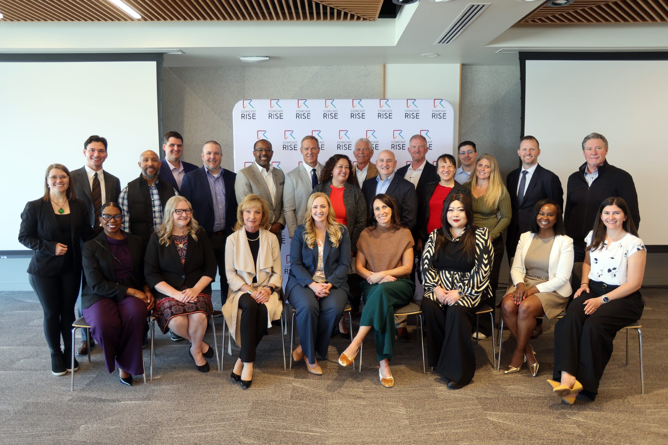 Guests at the Comcast RISE Announcement event in Utah