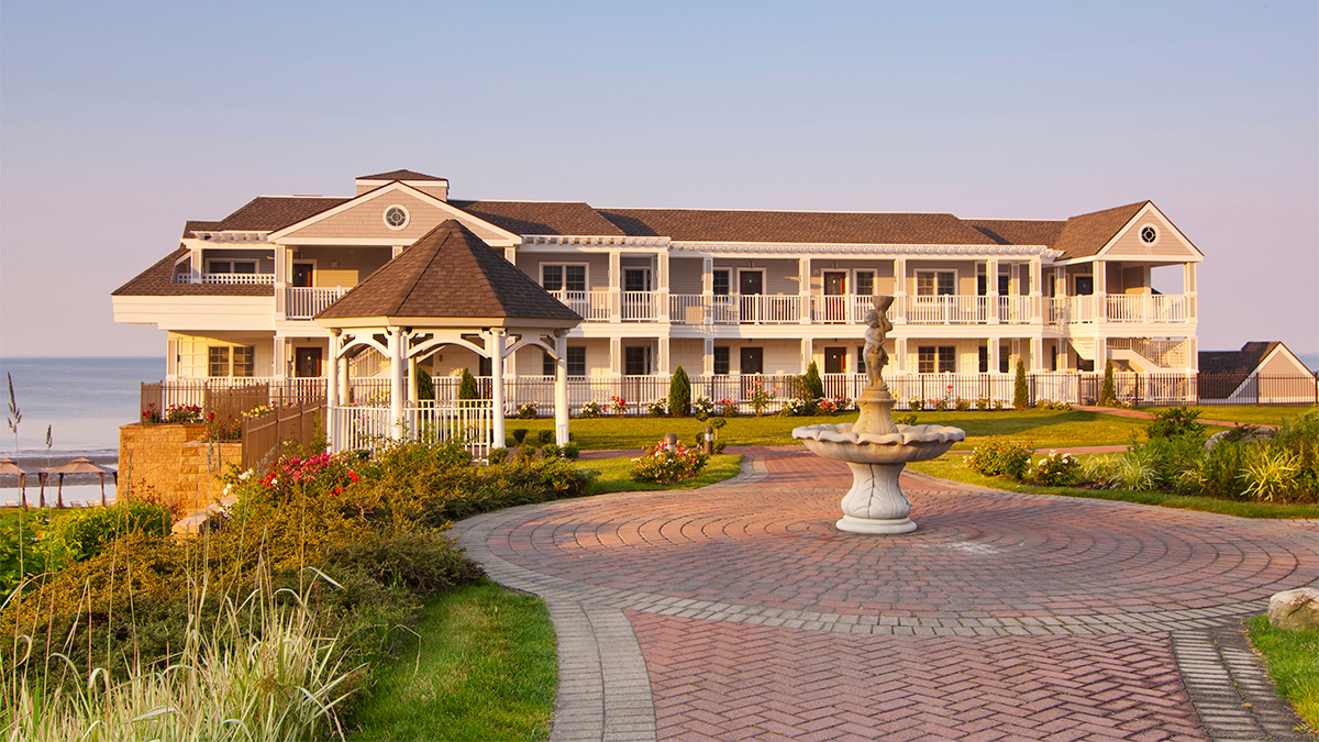 Exterior of the Water’s Edge Resort & Spa in Westbrook, Connecticut.