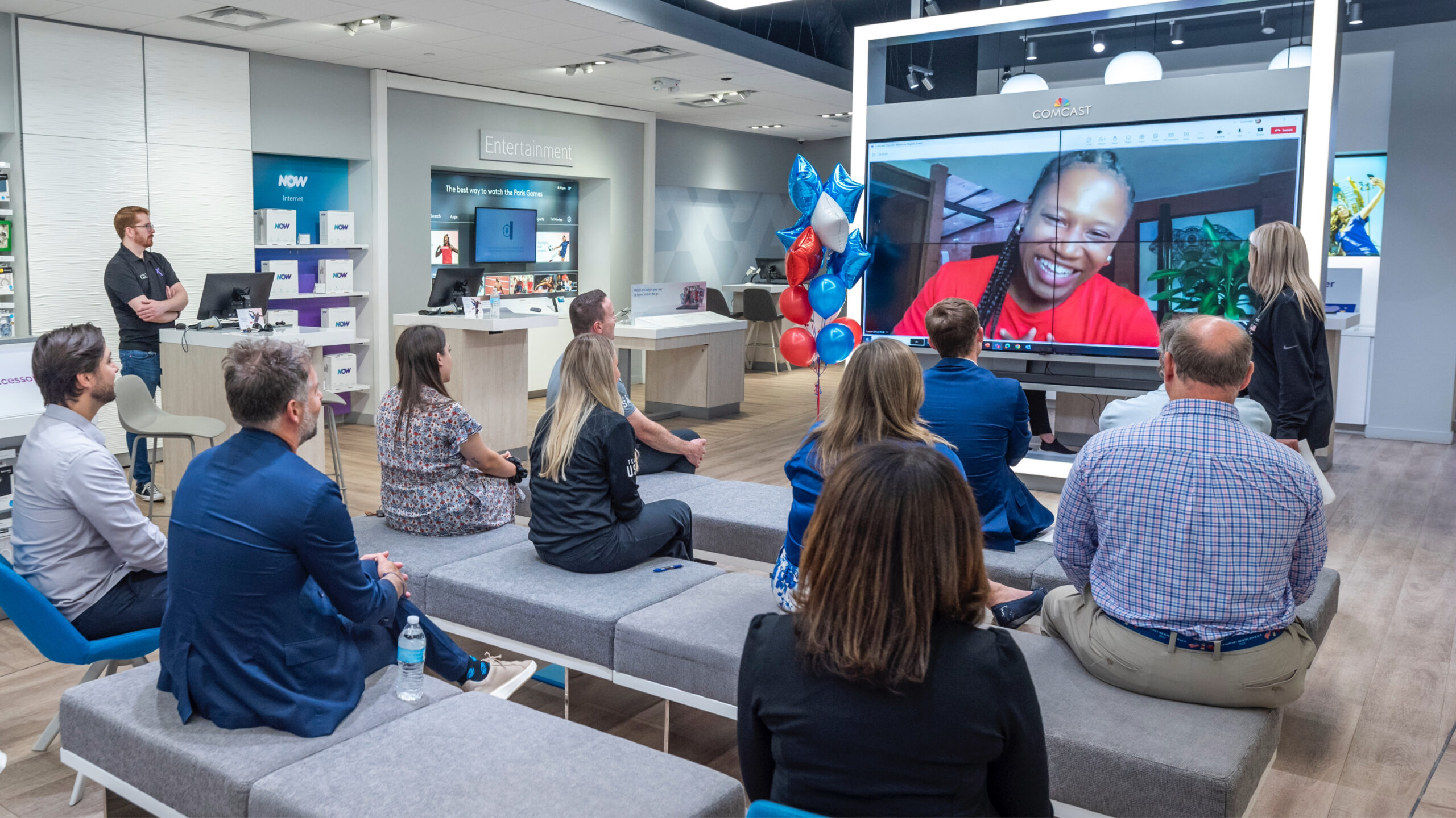 Comcast Celebrates the Ultimate Viewing Experience for The Olympic Games with Pittsburgh-Area U.S. Olympic Gold Medalist